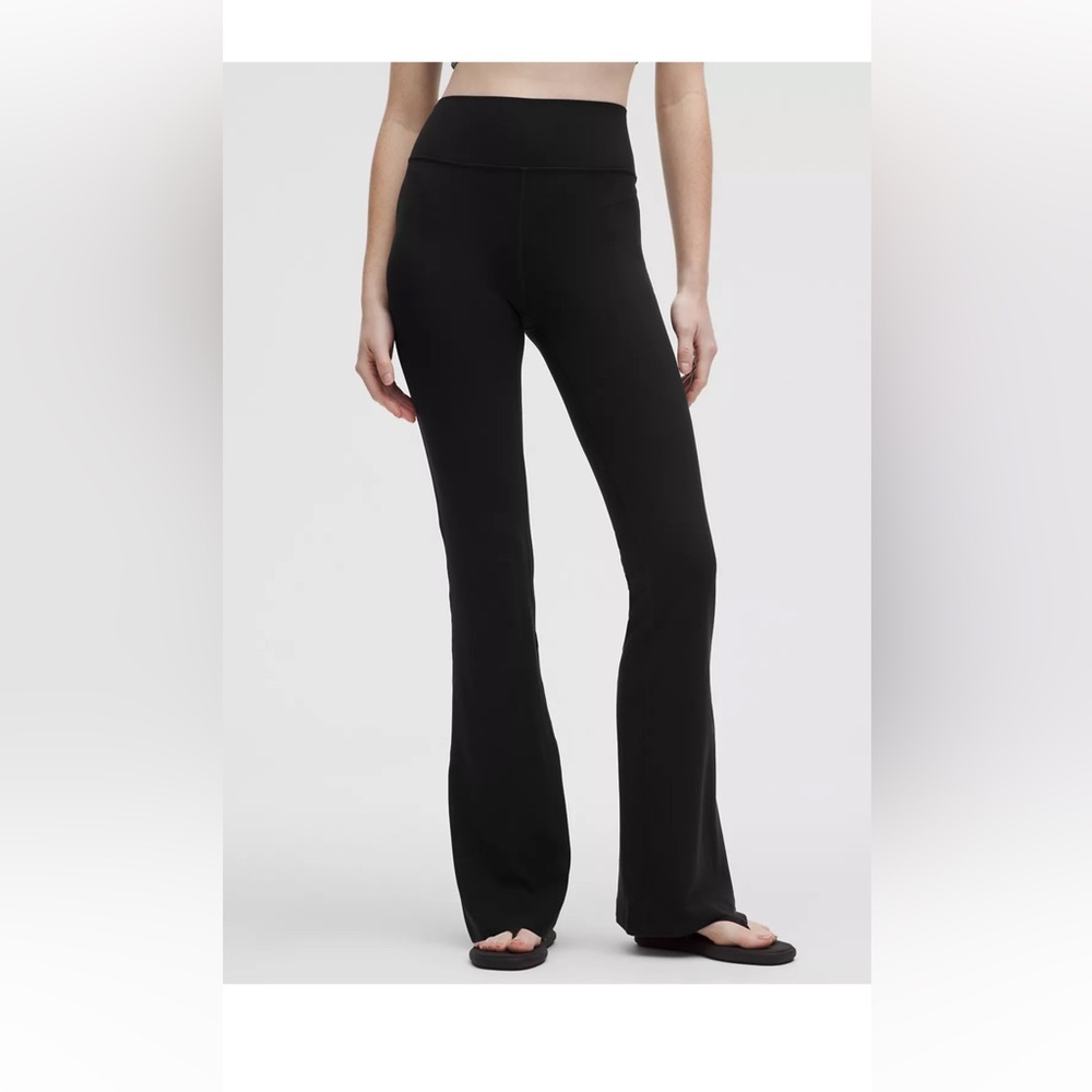 lululemon athletica Black Flare Leggings